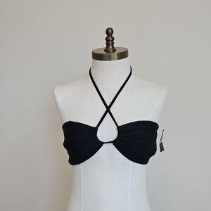 Abercrombe & Fitch Black Halter Bikini Top